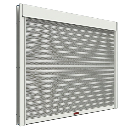 Rideau à lames micro‑perforées – visibilité + ventilation à Strasbourg